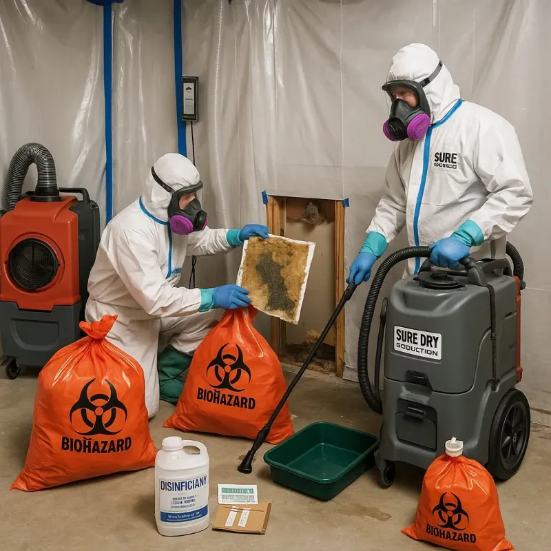 Contaminated Water Handling Protocols process in Medina, OH